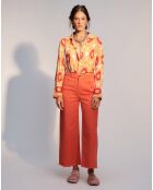 Pantalon court Fiona corail