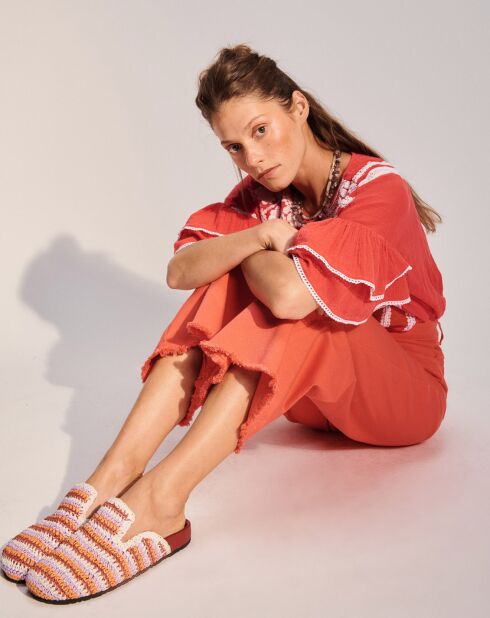 Pantaloni corti Fiona coral