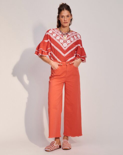 Pantaloni corti Fiona coral