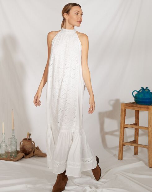 Robe sans manches Kate blanche