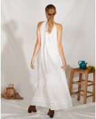 Robe sans manches Kate blanche