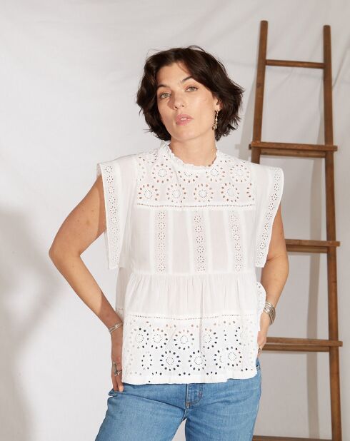 Tunique ample Kate blanche