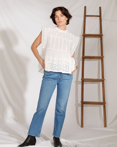 Tunique ample Kate blanche