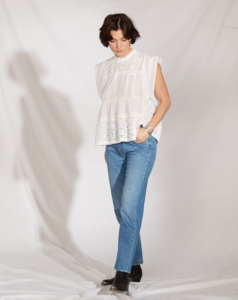 Tunique ample Kate blanche