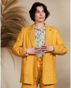 Veste tailleur Emma jaune