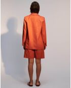 Veste tailleur Emma orange