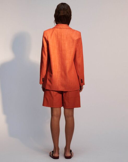 Veste tailleur Emma orange