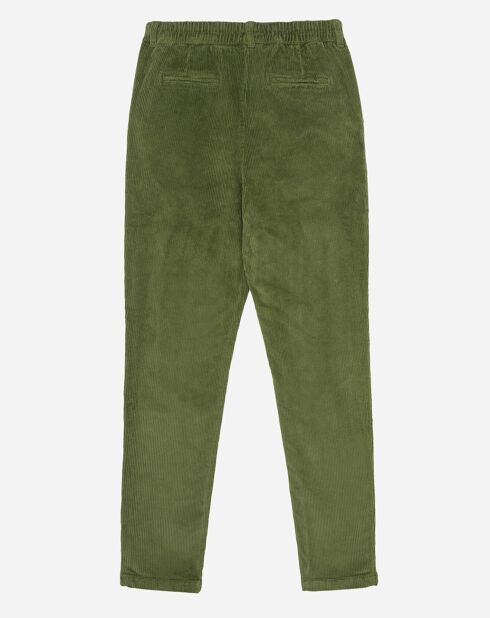 Pantaloni elastici verdi Ingrid
