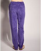 Pantalon élastique Ingrid violet