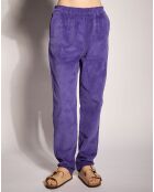 Pantalon élastique Ingrid violet