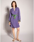 Robe courte Azulea violette