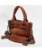 Sac Carré Lola multicolore - 32x23x18 cm