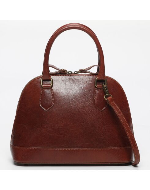 Sac à main en Cuir Yasuo marron - 3x23x12.5 cm