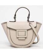 Sac à main en Cuir Mini Votti beige - 30x8x17.5 cm