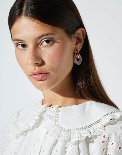 Robe Broderie blanche
