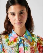 Chemise Broderie tie and dye