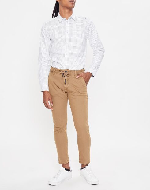 Pantaloni corti rilassati Irwix Camel