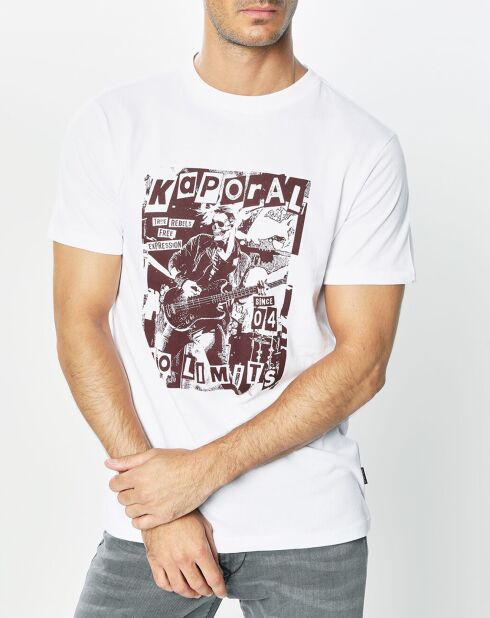 T-Shirt 100% Coton Bio Roy Logo Cent blanc