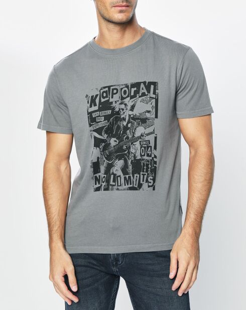 Roy Logo Cent Graues T-Shirt aus 100% Bio-Baumwolle