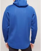 Sweat technique à capuche zippé Move bleu