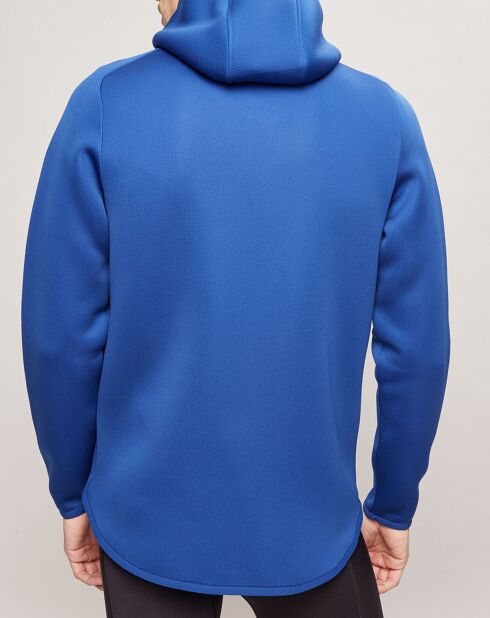 Sweat technique à capuche zippé Move bleu