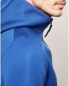 Sweat technique à capuche zippé Move bleu