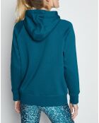 Sweat Rival Fleece HB bleu canard