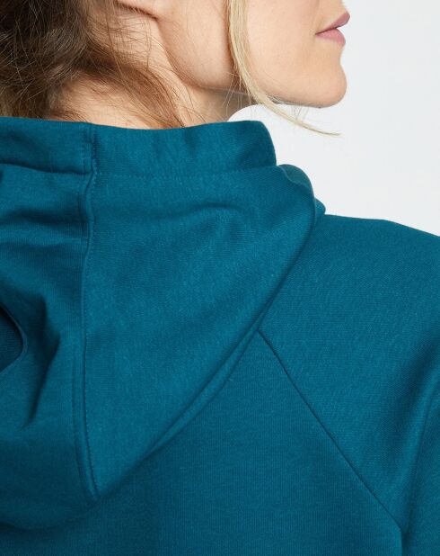 Sweat Rival Fleece HB bleu canard