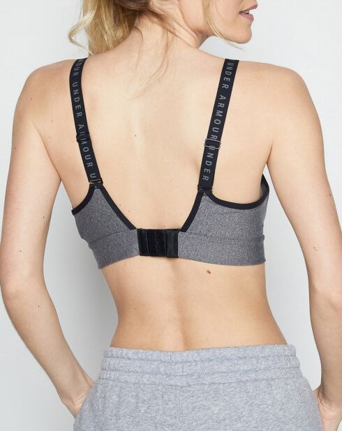 Brassière UA Infinity Mid Hthr Cover grise