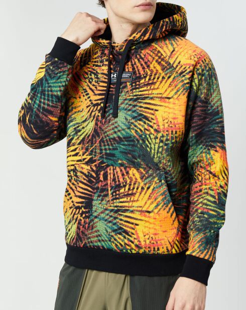Sweat à Capuche Palmier jaune/vert