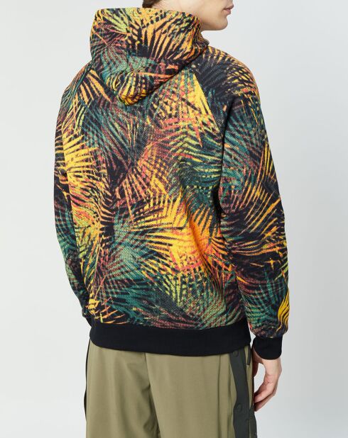 Sweat à Capuche Palmier jaune/vert