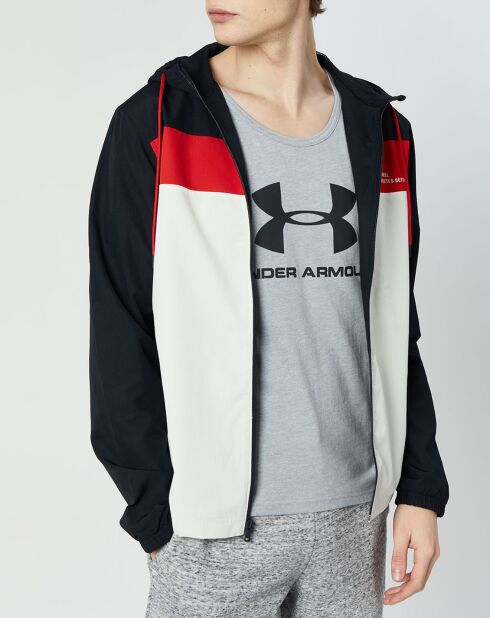 Coupe Vent Athletique noir/blanc/rouge