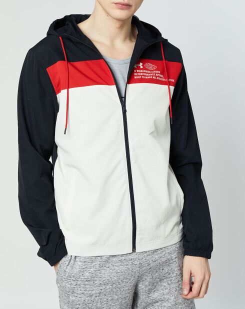Coupe Vent Athletique noir/blanc/rouge