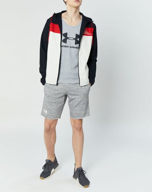 Coupe Vent Athletique noir/blanc/rouge