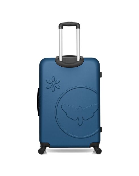 Eleonor Long Stay Koffer 4 Einzelräder 75 cm marineblau