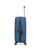 Valise Moyen Séjour 4 roues simples Eleonor 65 cm bleu marine