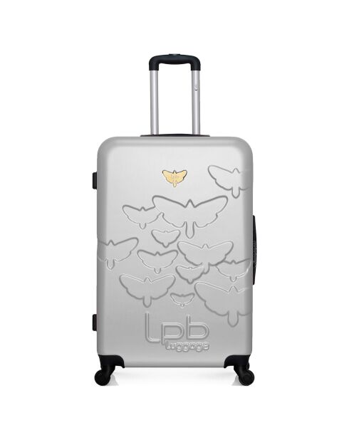 Valise Long Séjour 4 roues simples Aelys 75 cm grise