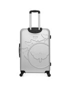 Valise Long Séjour 4 roues simples Aelys 75 cm grise