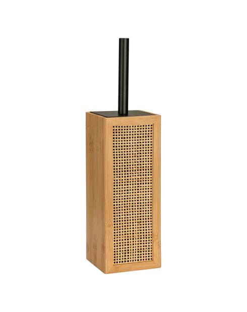 Brosse WC Allegre naturel/noir - 9.5x36.5x9.5 cm