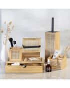 Brosse WC Allegre naturel/noir - 9.5x36.5x9.5 cm