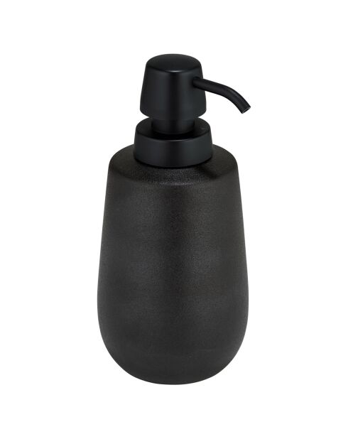 Distributeur de savon Nerno noir - 8x18.5x8 cm