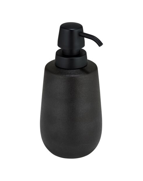 Distributeur de savon Nerno noir - 8x18.5x8 cm
