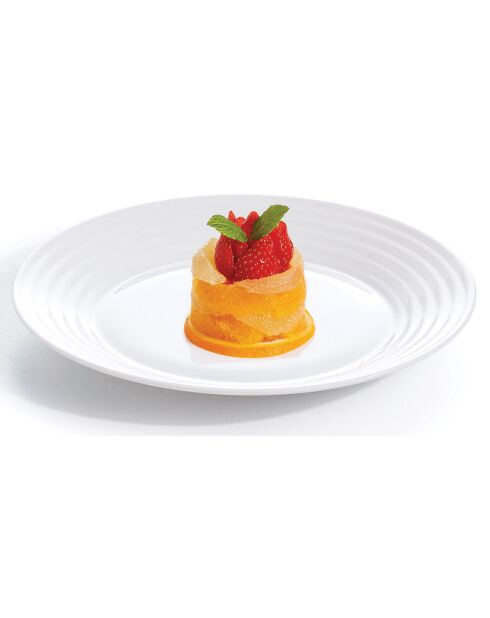 Service de table Harena blanc - 19 pièces