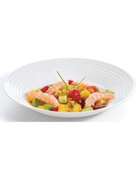 Service de table Harena blanc - 19 pièces