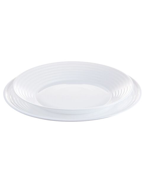 Service de table Harena blanc - 19 pièces