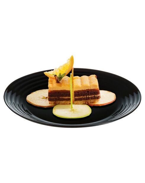 Service de table Harena noir/blanc - 18 pièces