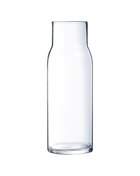 Ensemble carafe Funambule et 6 verres Stripy transparent/bleu - 1L/31cl