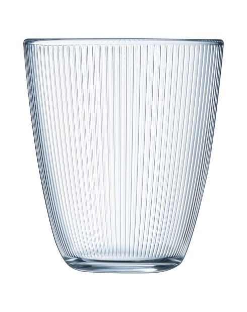 Carafe Funambule & 6 verres Stripy transparents transparents - 1L/31cl