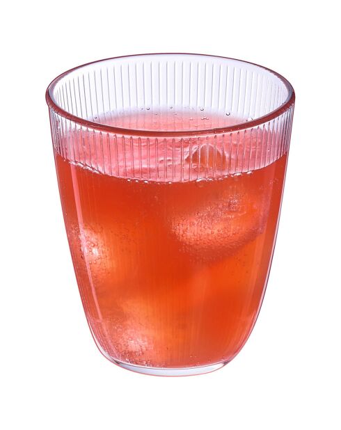 Carafe Funambule & 6 verres Stripy transparents transparents - 1L/31cl