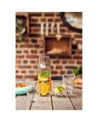 Carafe Funambule & 6 verres concepto pampille transparents - 1L/25cl